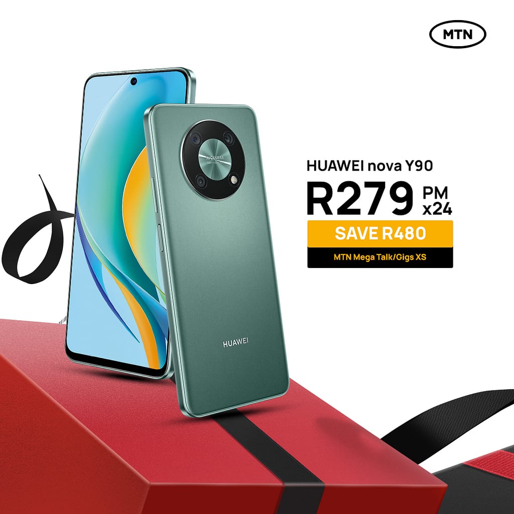 Image of the Huawei nova Y90 on Black Friday special at MTN